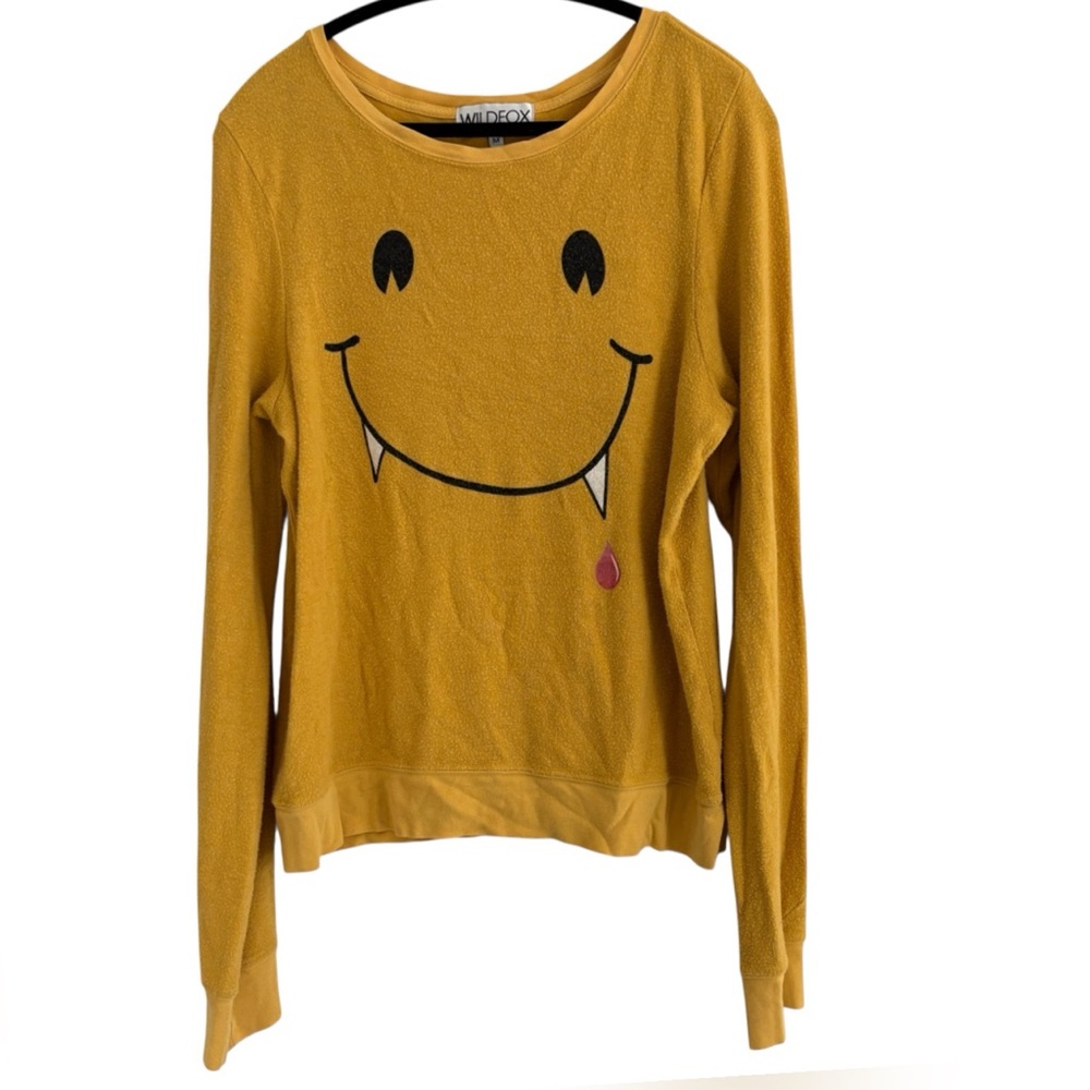 Wildfox VINTAGE Vampire Baggy Beach Jumper Sweatshirt Size Medium